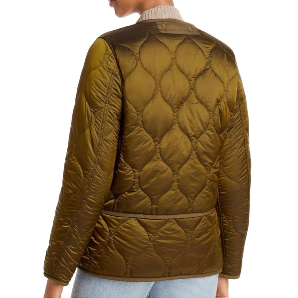 Mother The Lining Jacket Quilted Nylon & Faux Fur Reversible Button-Up Jacket - Picture 2 of 10